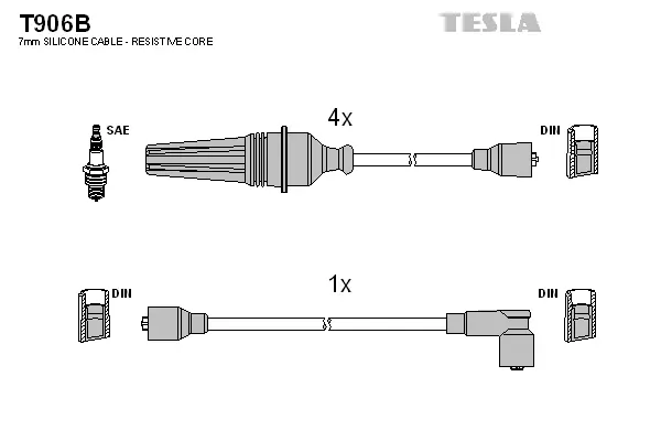 Ignition Cable Kit (T906B)