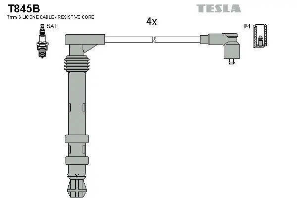 Ignition Cable Kit (T845B)