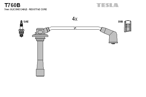 Ignition Cable Kit (T760B)