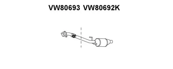 Catalytic Converter (VW80692K)
