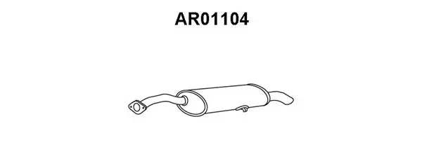 Rear Muffler (AR01104)