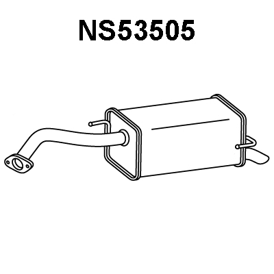 Rear Muffler (NS53505)