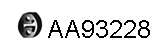 Rubber Strip, exhaust system (AA93228)