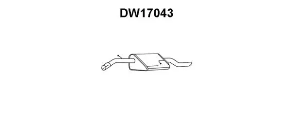 Rear Muffler (DW17043)