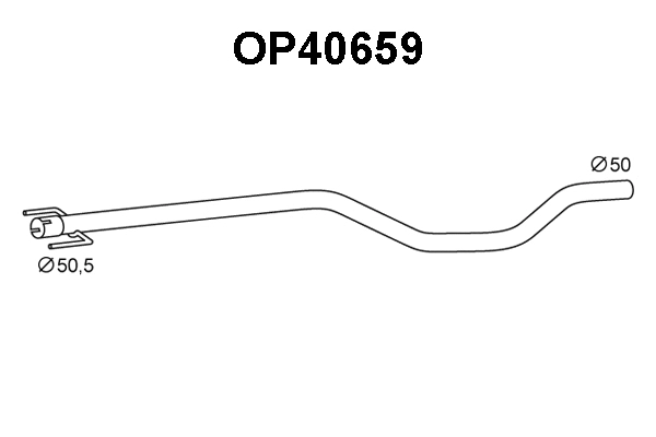 Exhaust Pipe (OP40659)