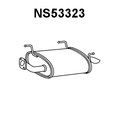 Rear Muffler (NS53323)