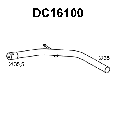 Exhaust Pipe (DC16100)