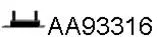 Rubber Strip, exhaust system (AA93316)