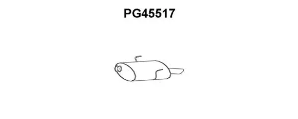 Rear Muffler (PG45517)