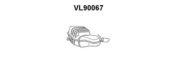 Rear Muffler (VL90067)