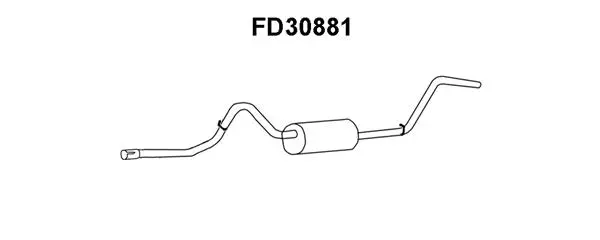Rear Muffler (FD30881)