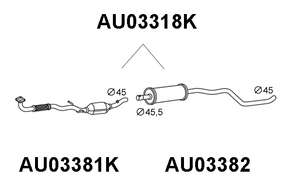 Catalytic Converter (AU03318K)