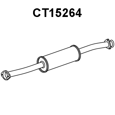 Front Muffler (CT15264)