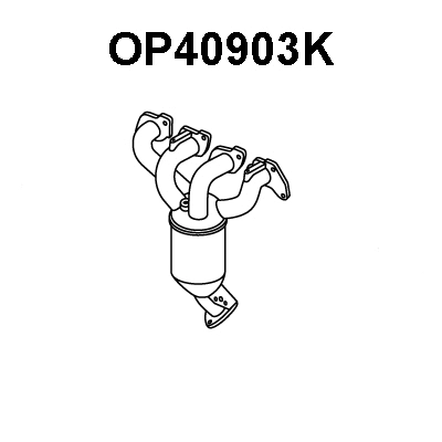 Catalytic Converter (OP40903K)