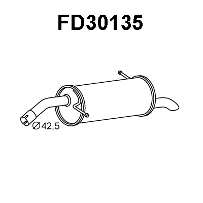Rear Muffler (FD30135)