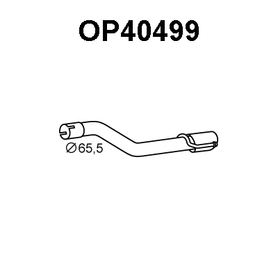 Exhaust Pipe (OP40499)