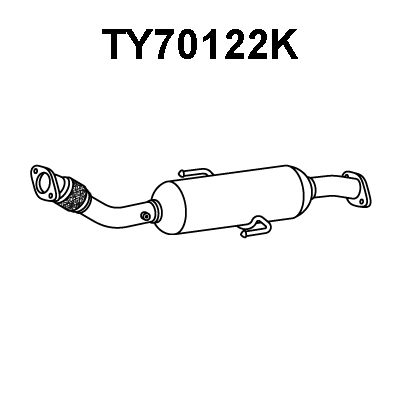 Catalytic Converter (TY70122K)