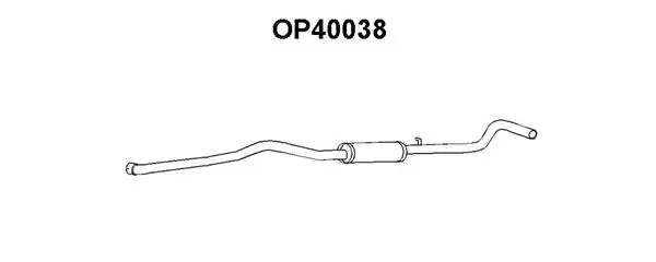 Front Muffler (OP40038)