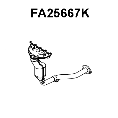 Manifold Catalytic Converter (FA25667K)