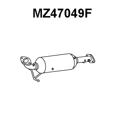 Soot/Particulate Filter, exhaust system (MZ47049F)