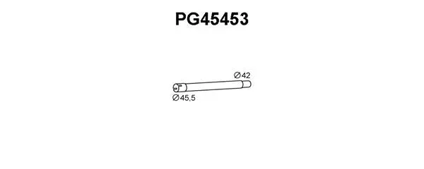 Repair Pipe, catalytic converter (PG45453)