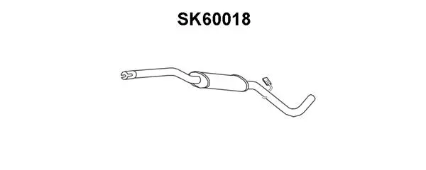 Front Muffler (SK60018)