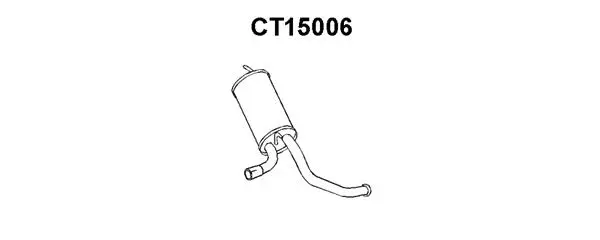 Rear Muffler (CT15006)