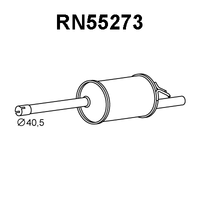 Rear Muffler (RN55273)