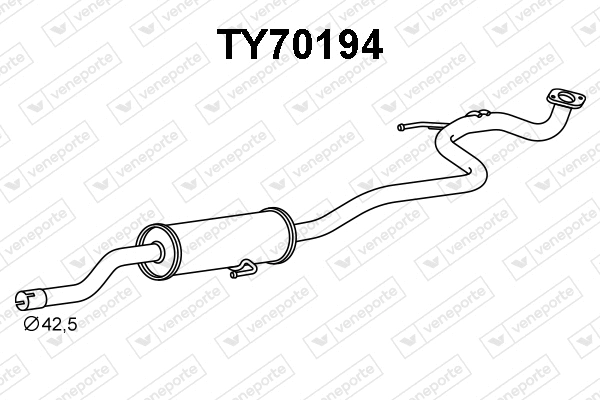Front Muffler (TY70194)