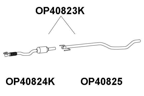 Catalytic Converter (OP40823K)