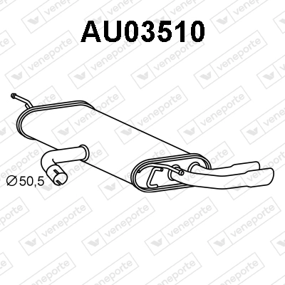Rear Muffler (AU03510)