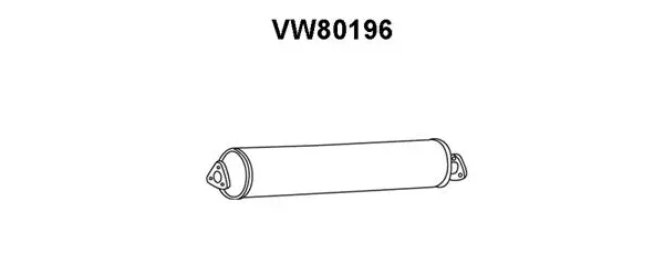 Front Muffler (VW80196)