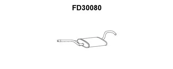 Front Muffler (FD30080)