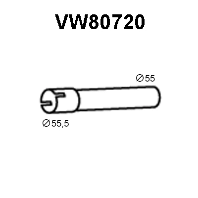 Exhaust Pipe (VW80720)