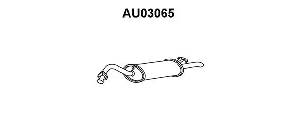 Rear Muffler (AU03065)