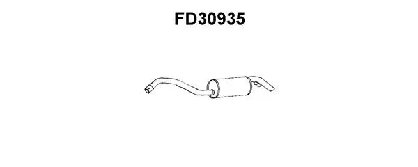 Rear Muffler (FD30935)