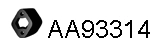 Rubber Strip, exhaust system (AA93314)