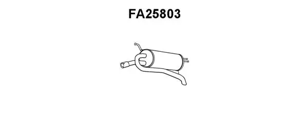 Rear Muffler (FA25803)