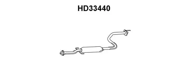 Front Muffler (HD33440)