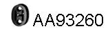 Rubber Strip, exhaust system (AA93260)