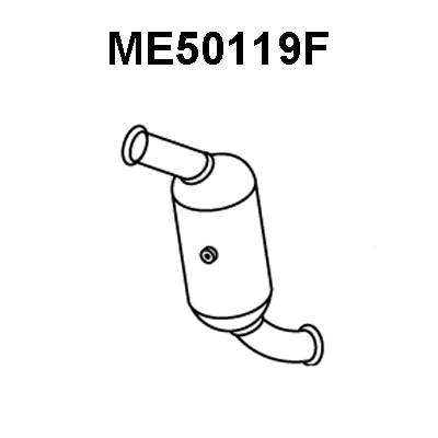 Soot/Particulate Filter, exhaust system (ME50119F)