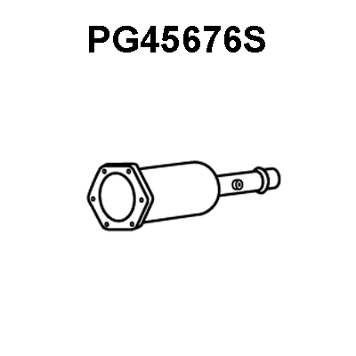 Soot/Particulate Filter, exhaust system (PG45676S)