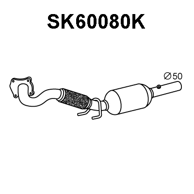 Catalytic Converter (SK60080K)