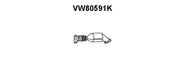 Catalytic Converter (VW80591K)