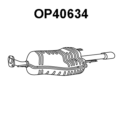 Rear Muffler (OP40634)
