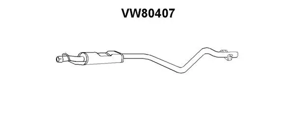 Front Muffler (VW80407)