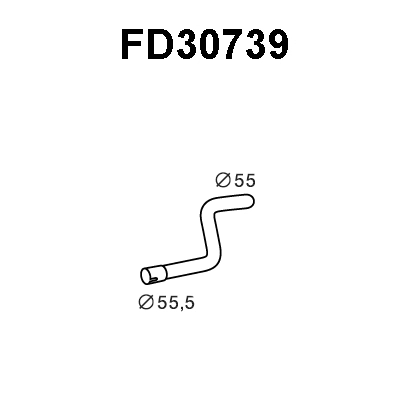 Exhaust Pipe (FD30739)