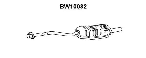 Rear Muffler (BW10082)