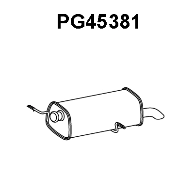 Rear Muffler (PG45381)