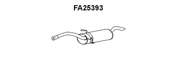 Rear Muffler (FA25393)